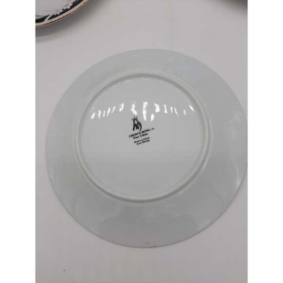 Vintage Crown Ming Fine China Michelle Jian Shiang Set Of 4 Salad Plates - Picture 7 of 7